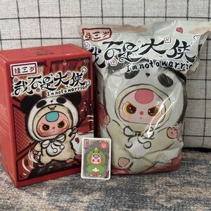 Baby Three I'm Not a Warrior - Red Panda/Dragon